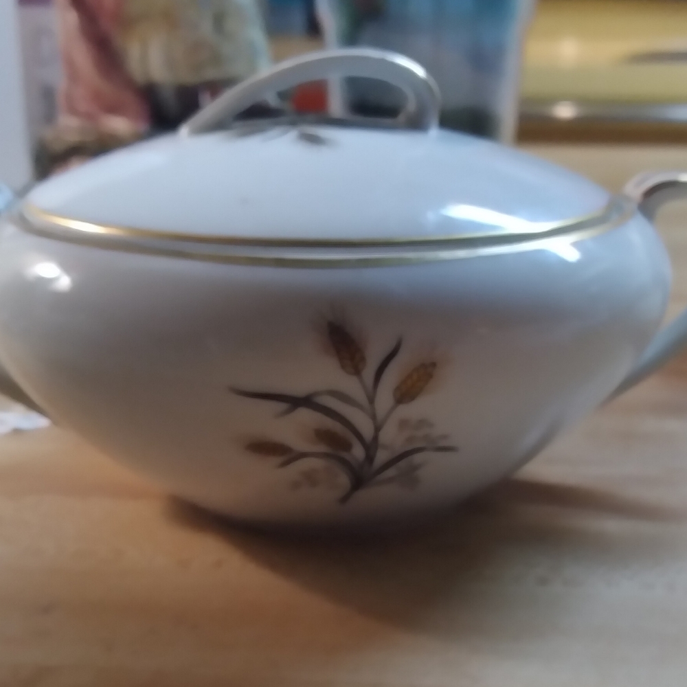 Vintage Noritake  wheatcroft sugar Bowl